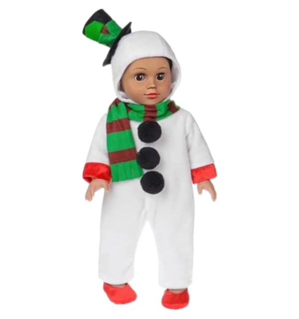 ChristmasSnowmanCostumeForDoll