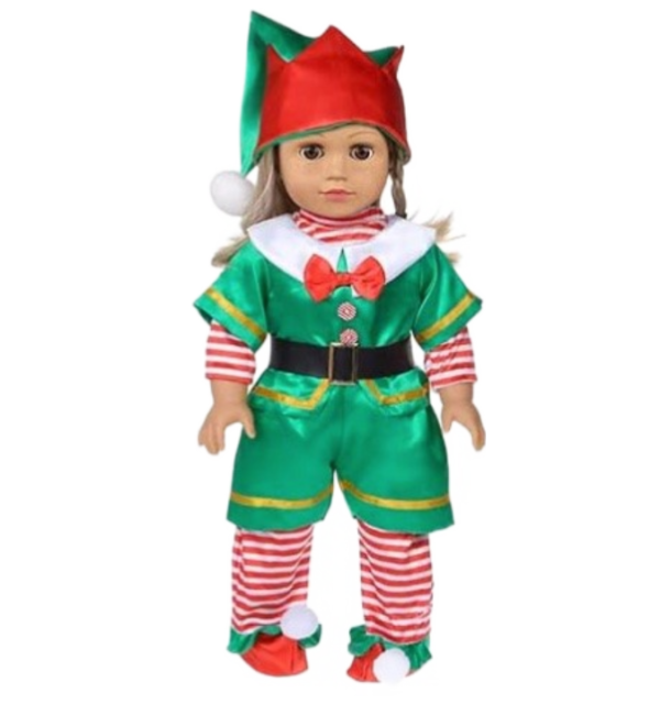 ChristmasClownCostumeForDoll